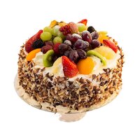 Fresh Fruit Heart Cake