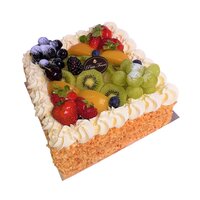 Fresh Fruit Gateaux Round