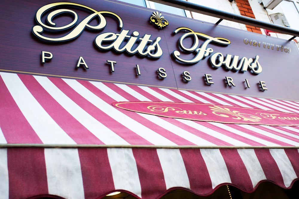 Petits Fours shopfront on Stratford Road